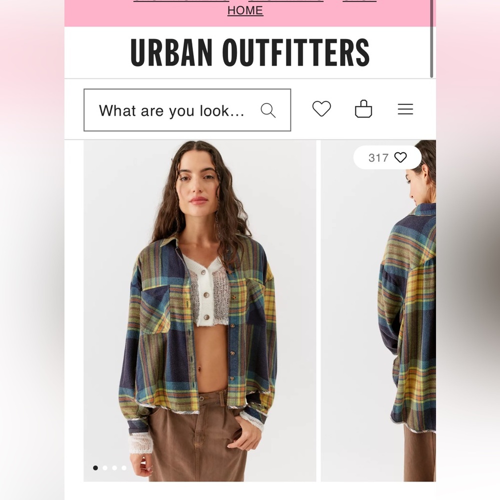Urban Outfitters BDG Karl Slouchy Flannel size small - Picture 7 of 7
